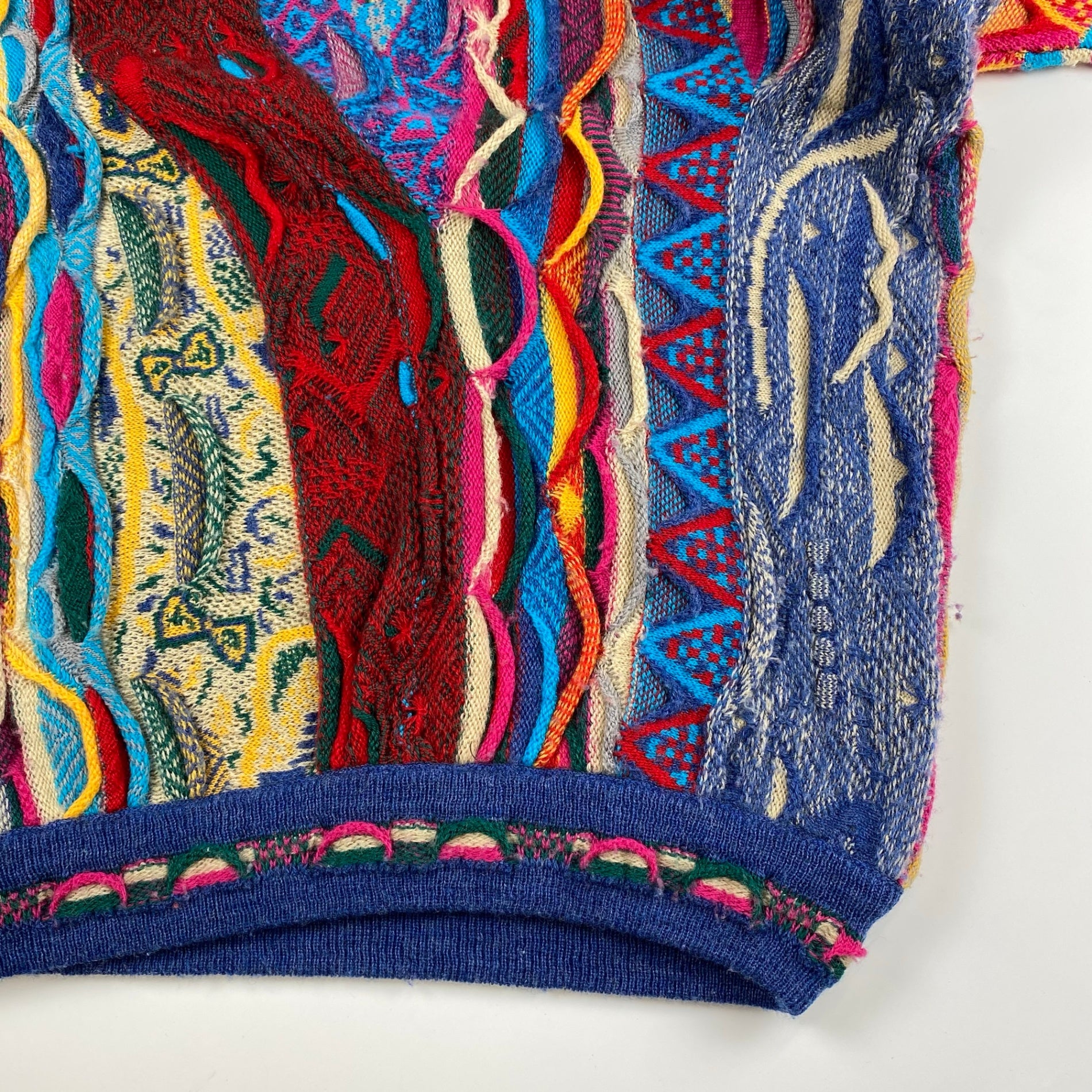 90s BONZO ボンゾ / ヴィンテージ 3Dニット SIZE:XL