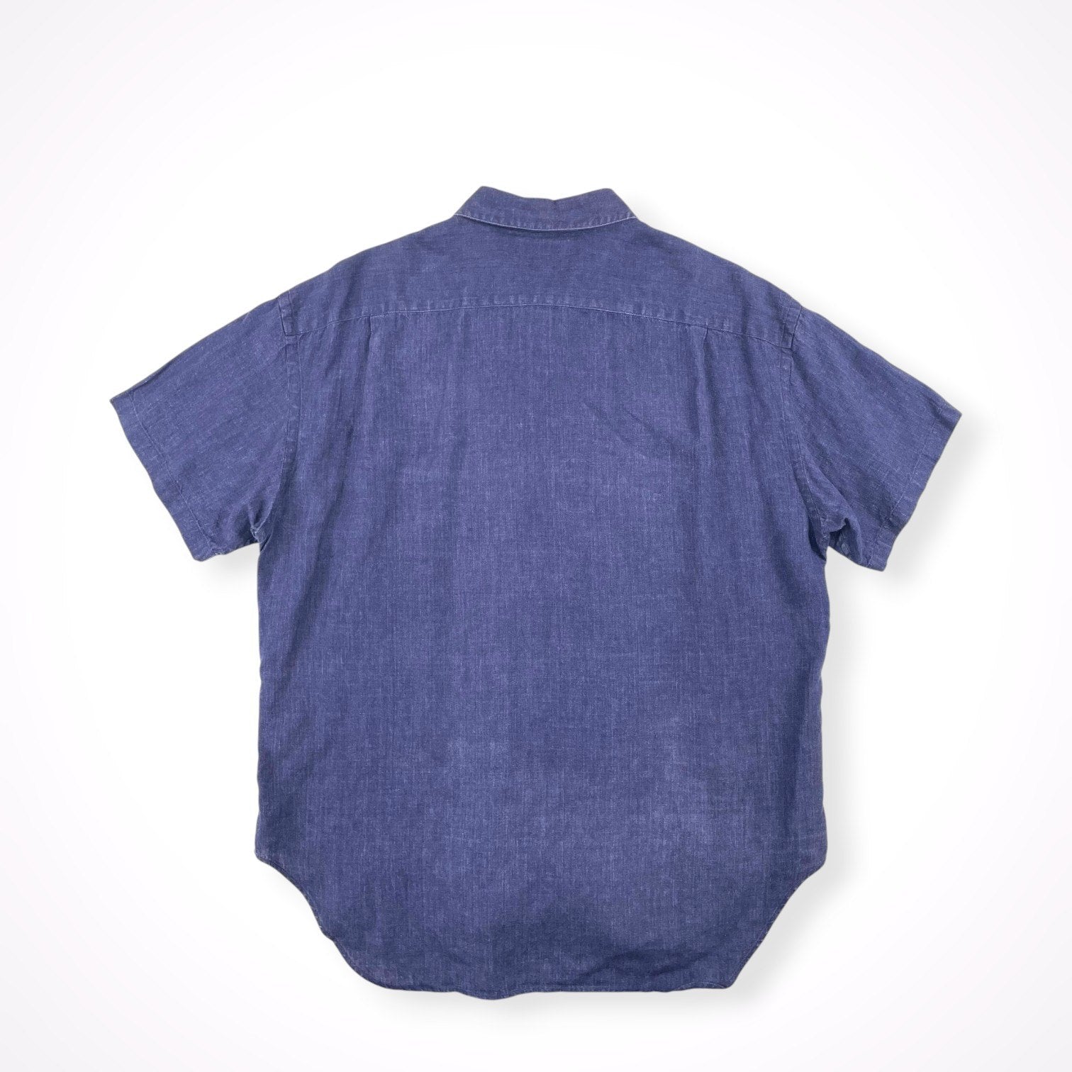 MARGARET HOWELL / 日本製 茄子紺リネンシャツ SIZE：L