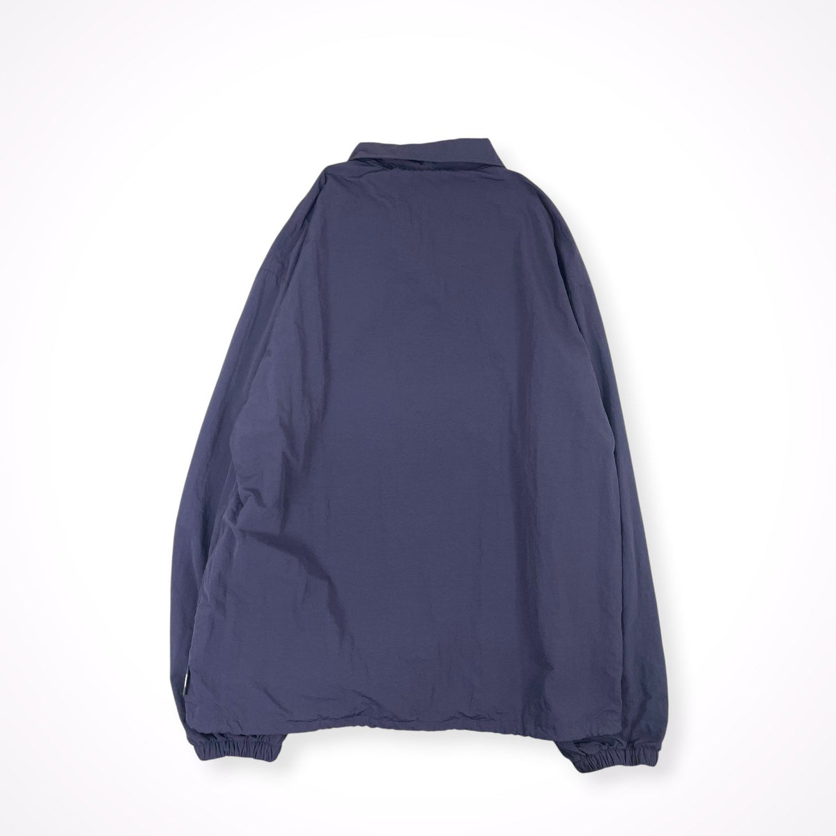 stacks bookstore × FIRST DOWN / コラボ 刺繍ロゴコーチジャケット ネイビー SIZE:XL