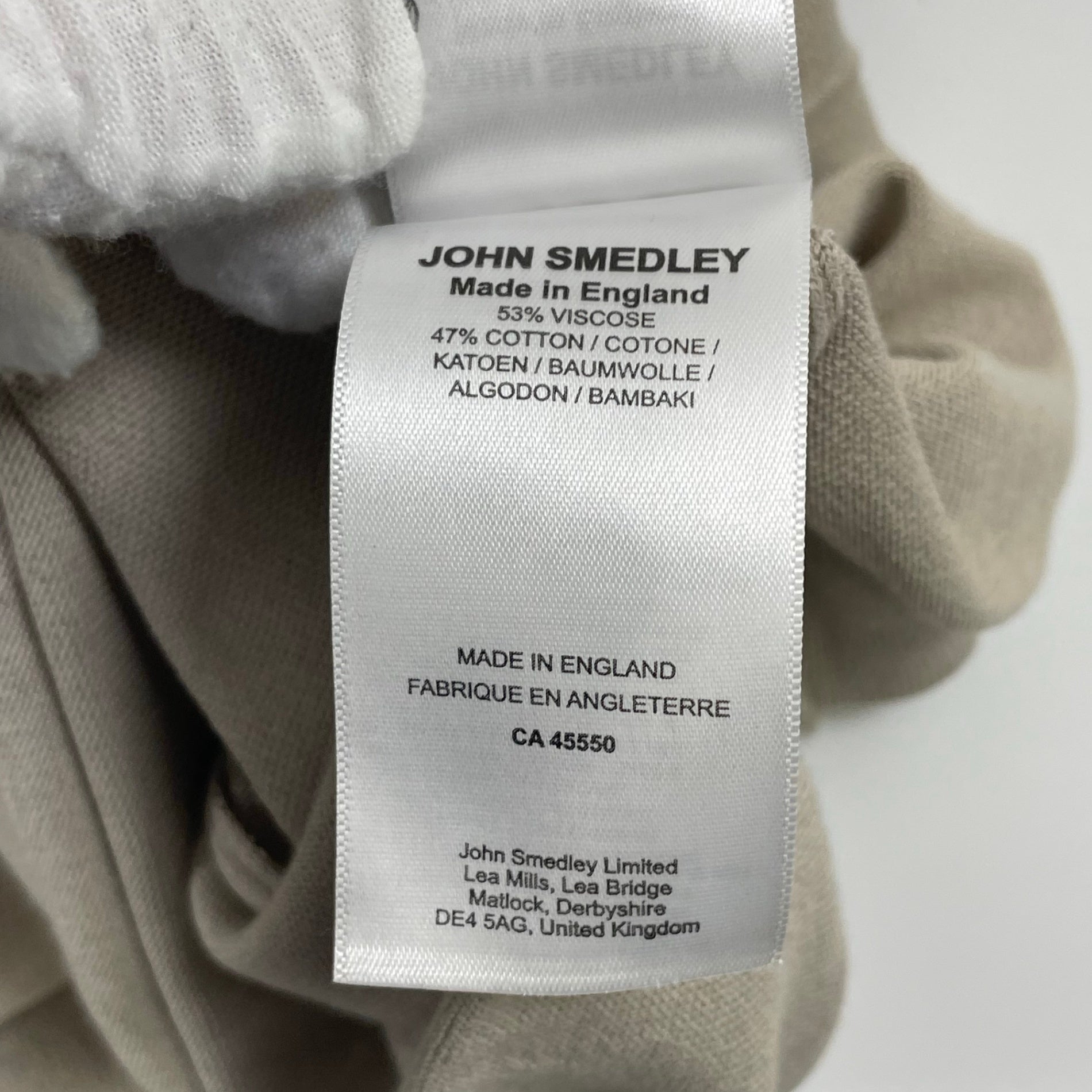 JOHN SMEDLEY / ノースリーブニットワンピース 英国製 SIZE:S
