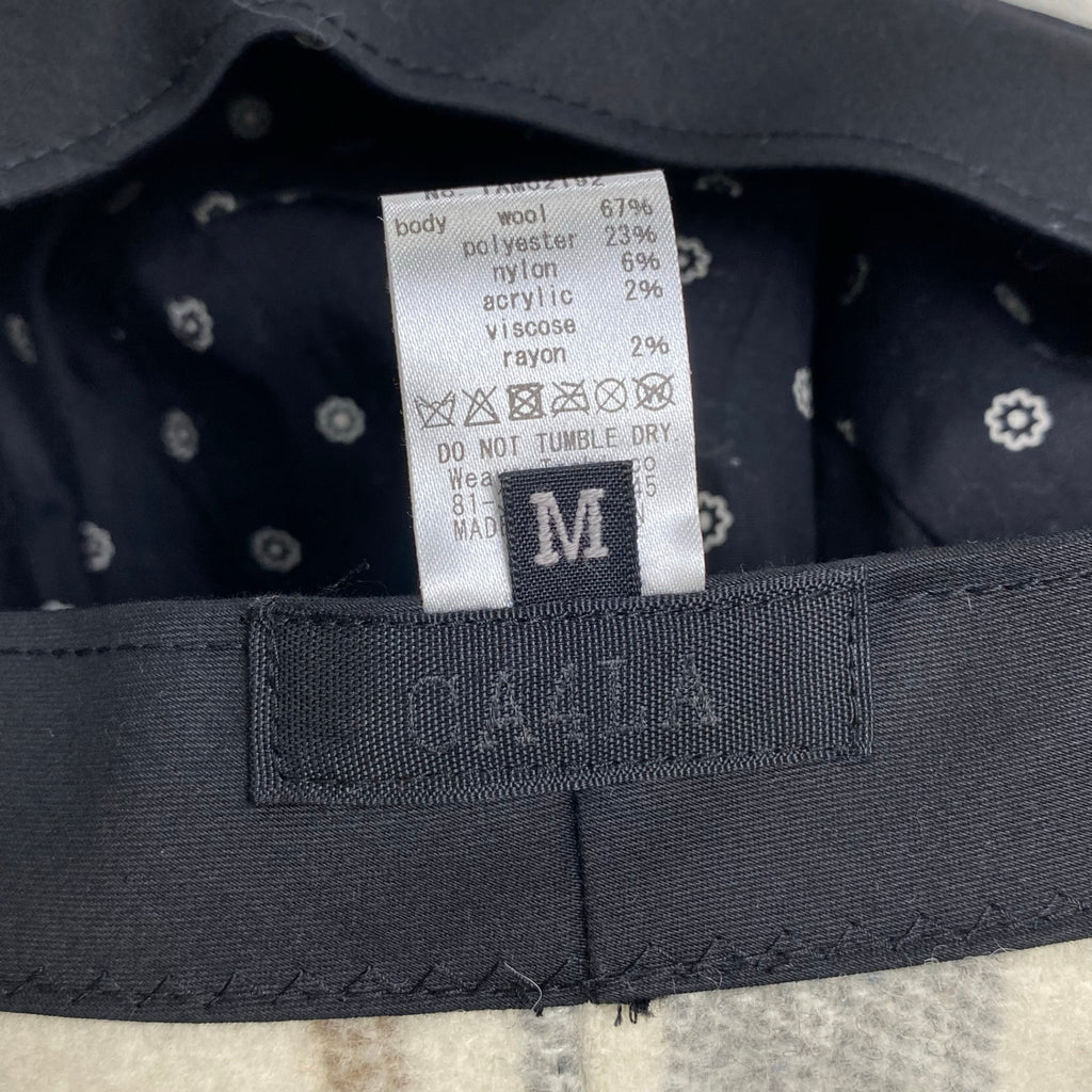 CA4LA カシラ / ワークキャップ キャスケット チェック柄 乃木坂 SIZE:M