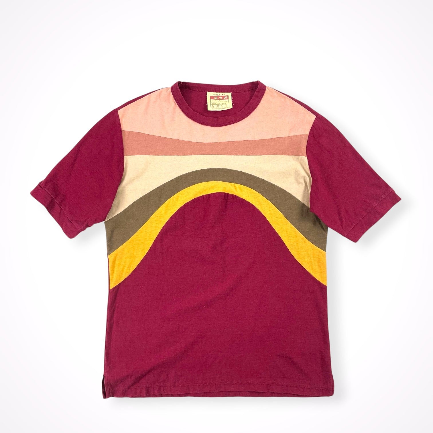 VINTAGE / ヴィンテージパッチワークTEE SIZE:M程度