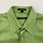 GEOFFREY BEENE / 90s ヴィンテージサテンシャツ SIZE:L