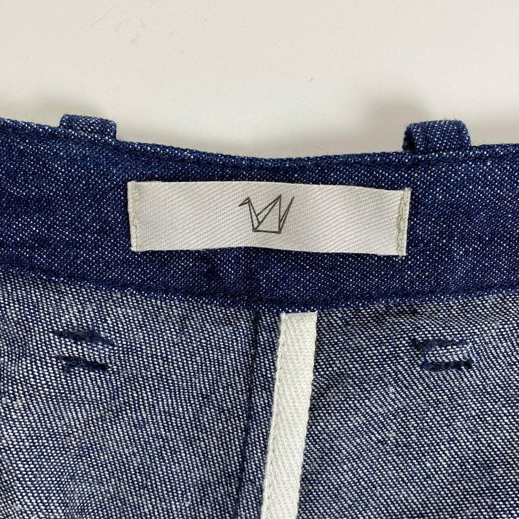 ohta オオタ / 7分丈 クロップド デニムパンツ サイドライン SIZE:M1