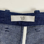 ohta オオタ / 7分丈 クロップド デニムパンツ サイドライン SIZE:M1