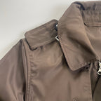 Old BEAMS International Gallery BEAMS オールドビームス インターナショナルギャラリー ビームス / ショートトレンチブルゾン ブラウン 参考定価：60,000程度 SIZE：48