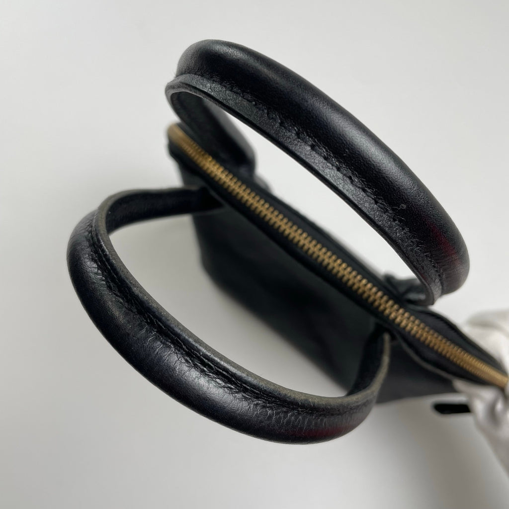 tandey タンデイ / クラウンレザーハンドバッグ ブラック 参考定価：17,000+tax