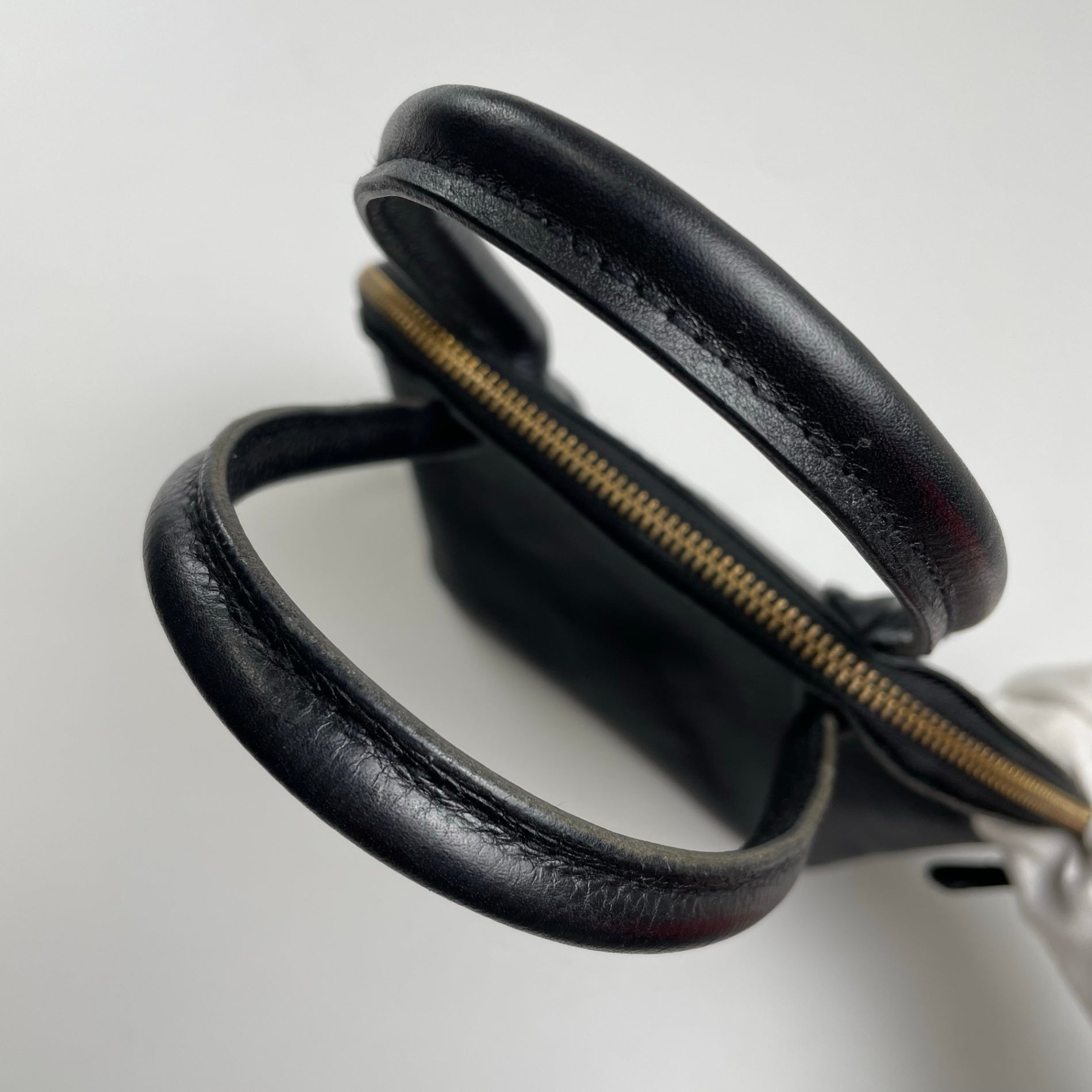 tandey タンデイ / クラウンレザーハンドバッグ ブラック 参考定価：17,000+tax
