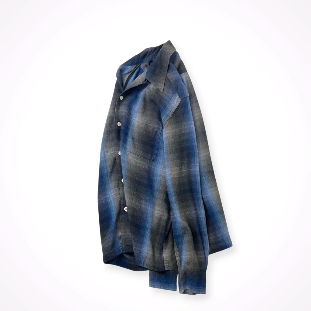 WACKO MARIA / レーヨンオンブレチェックシャツ SIZE:M