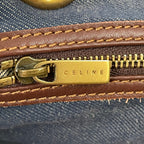 CELINE / スタッズデザイン デニムマカダムトートバッグ