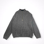 L.L. Bean / 90sフリース切替ハーフジップニット SIZE：XL