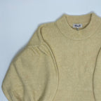 BAUM UND PFERDGARTEN バウムウンドヘルガーテン / アルパカMIXクロップドニット バルーンスリーブ BEAMS取扱い 参考定価：35,000程度 SIZE:L
