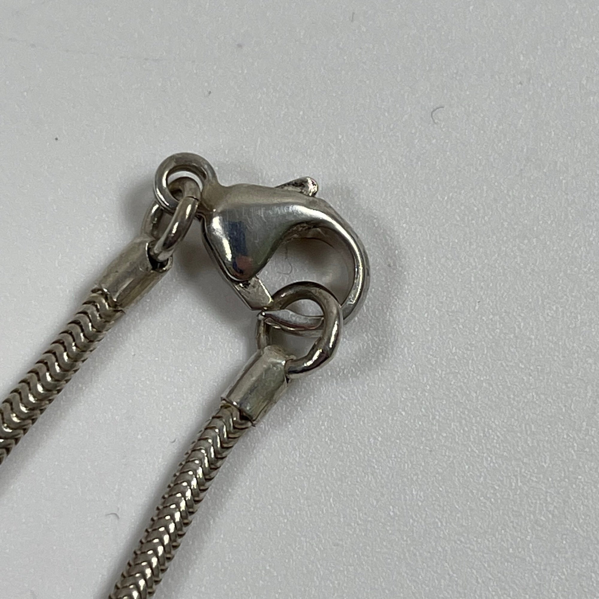 Tiffany & Co. ティファニー / ヴィンテージコイルハートネックレス スネークチェーン SV925 AU750