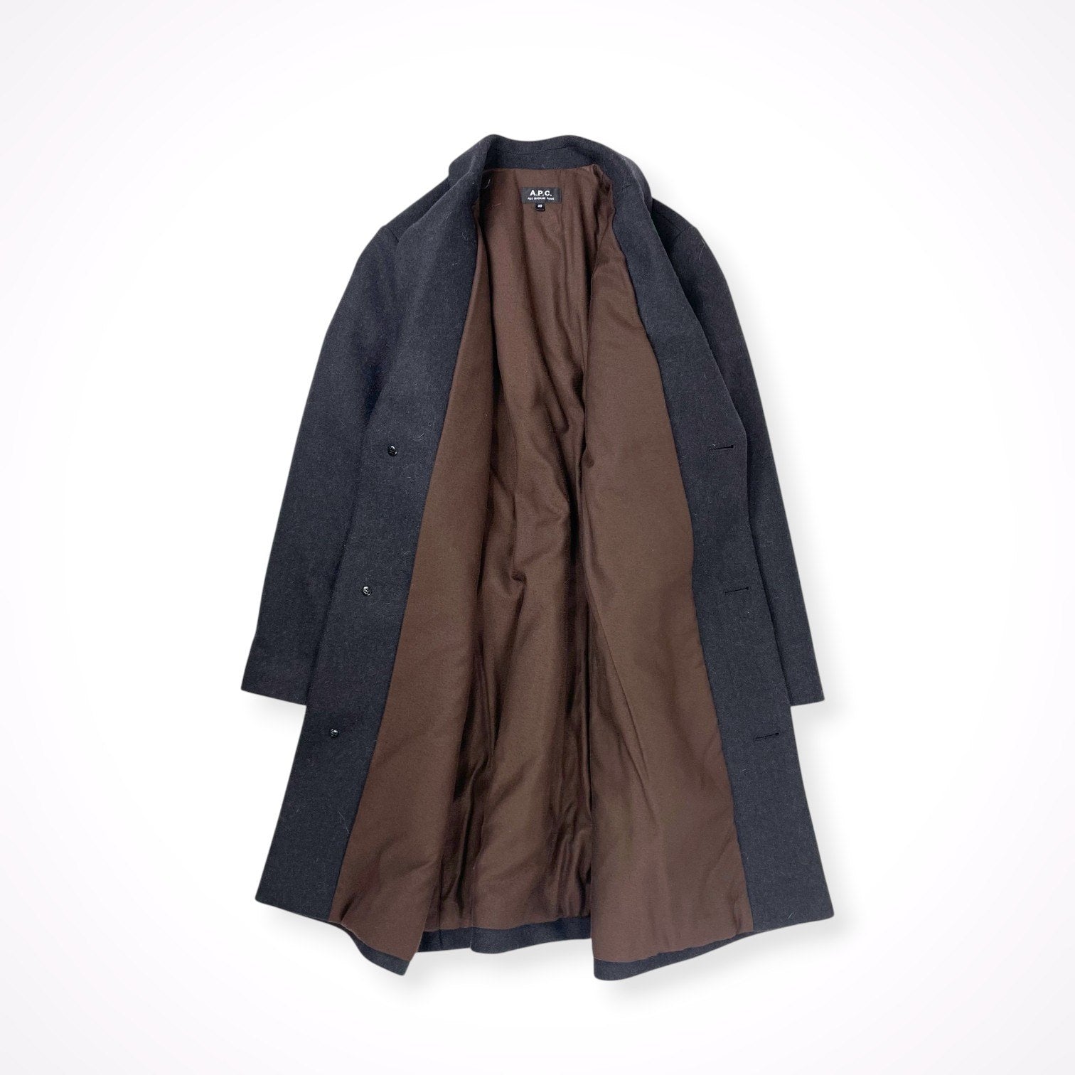 A.P.C. / メルトンウールチェスターコート 参考定価：80,000程度 SIZE:38