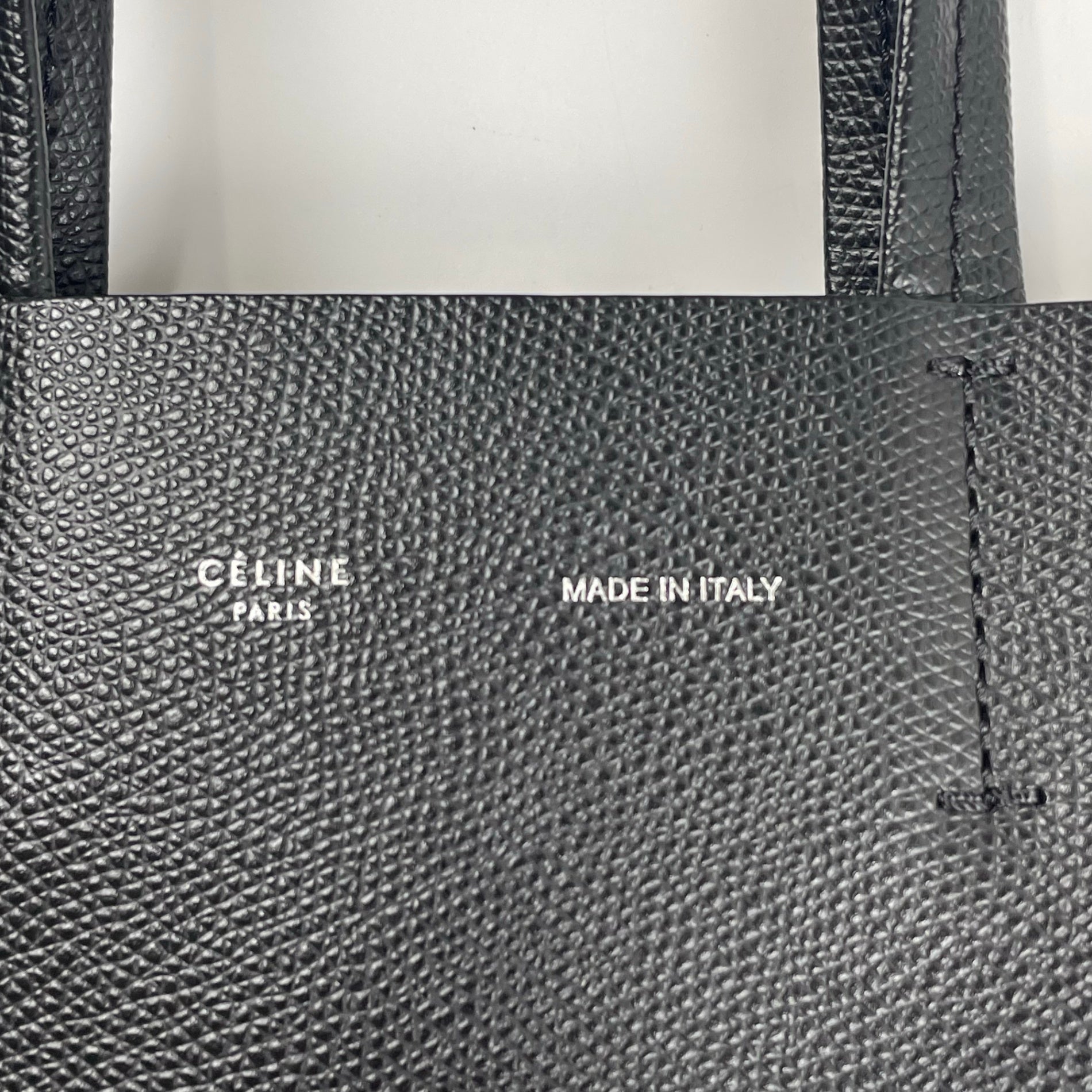 CELINE セリーヌ / バーティカル スモール カバ ブラック 189813 極美品 フィービー期 参考定価：160,000+tax