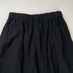 Curensology カレンソロジー / コットンリネンドロストパンツ ブラック 極美品 参考定価：22,000+tax SIZE:FREE