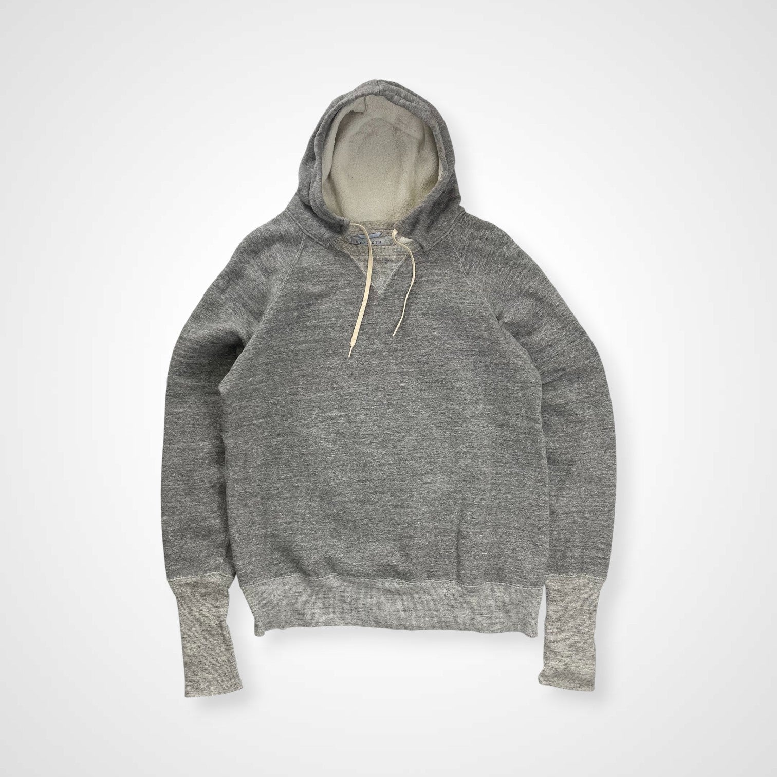 KENNETH FIELD ケネスフィールド / 後付けHOODED SWEAT グレー 参考定価：23,000+tax SIZE：L