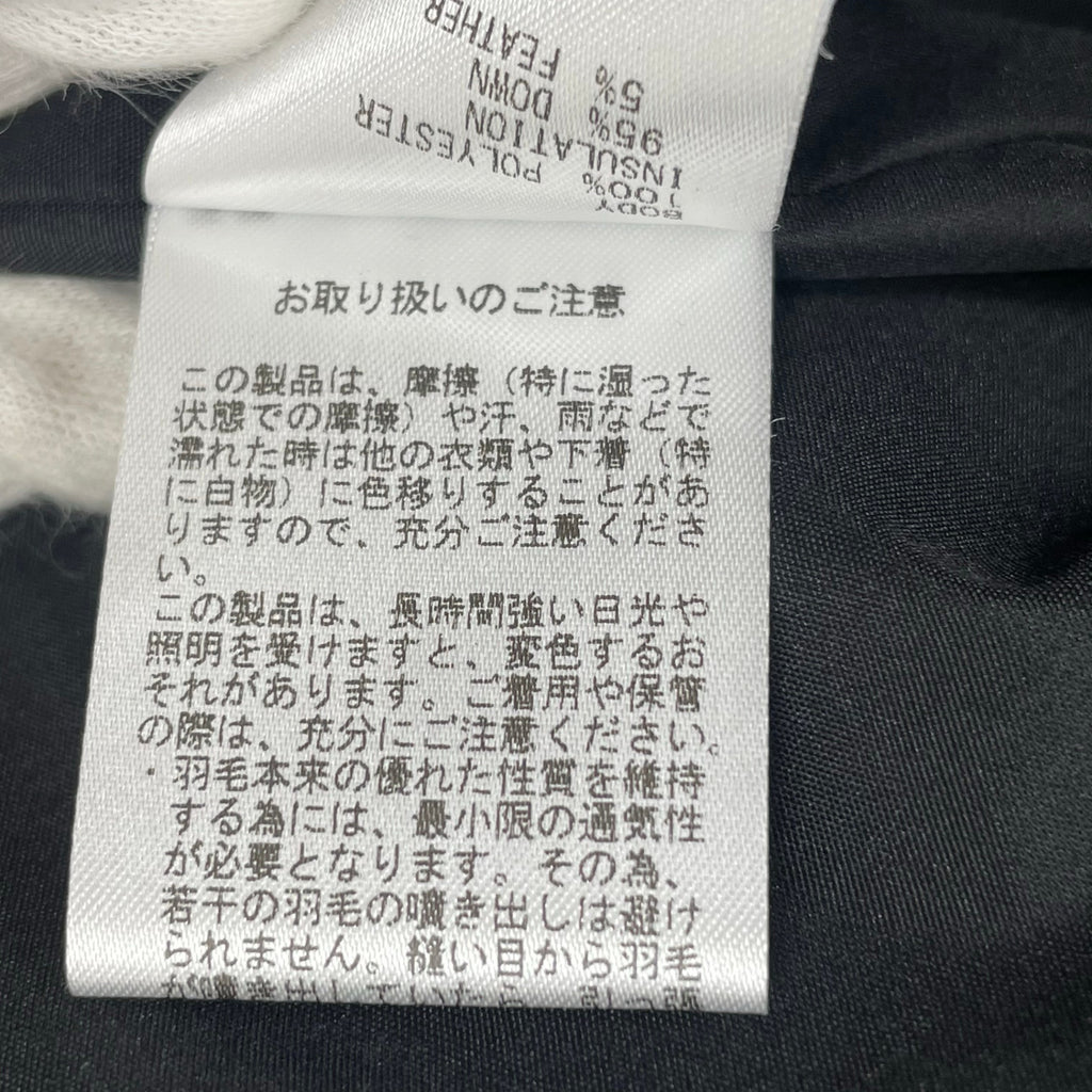 SOEJU ソージュ / コラボ キルティングダウンジャケット ブラック 参考定価：23,000+tax SIZE:2