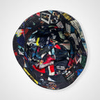 68 BROTHERS × APPLEBUM アップルバム / REVERSIBLE HAT JAZZ TEXTILE  バケットハット ブラック 頭囲：60cm