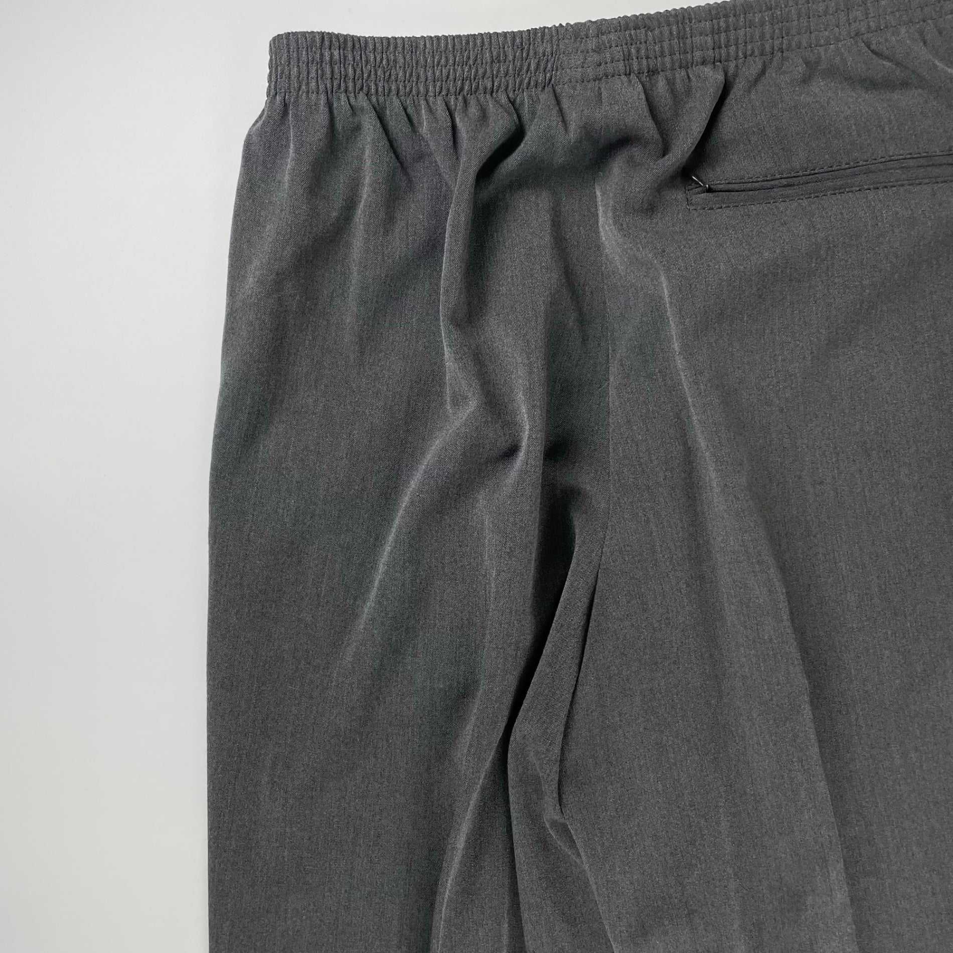 CellarDoor セラードアー / ポリエステル イージースラックス グレー MADE IN ITALY 参考定価：25,000+tax SIZE:46