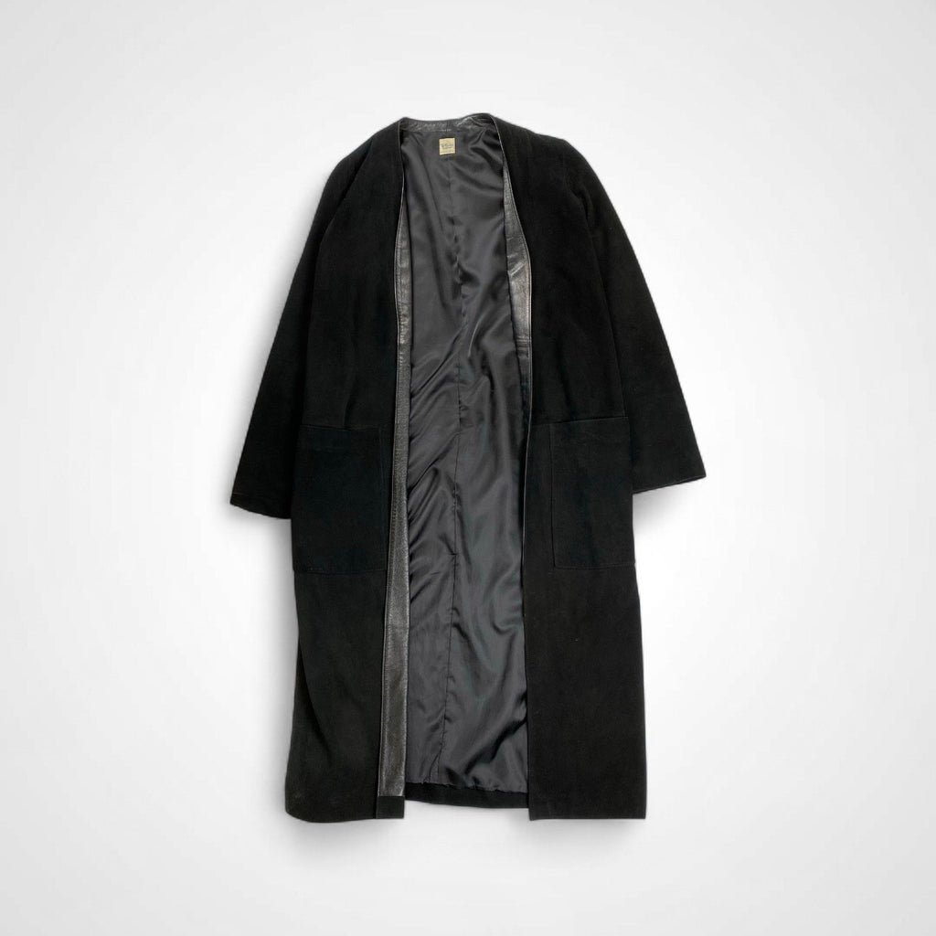 Ron Herman ロンハーマン / レザーガウンコート カーディガン スウェード 参考定価：70,000程度 SIZE：XS