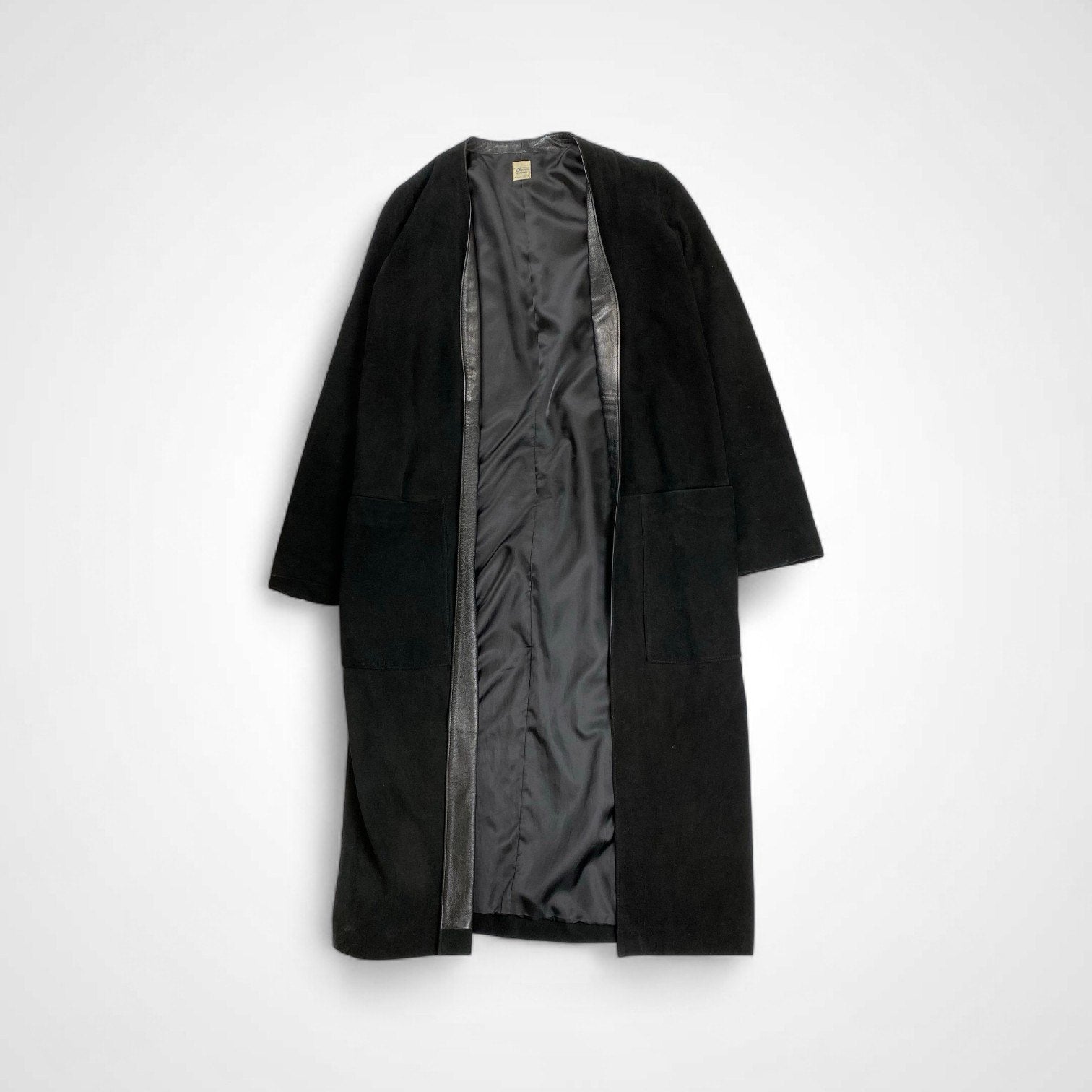 Ron Herman ロンハーマン / レザーガウンコート カーディガン スウェード 参考定価：70,000程度 SIZE：XS