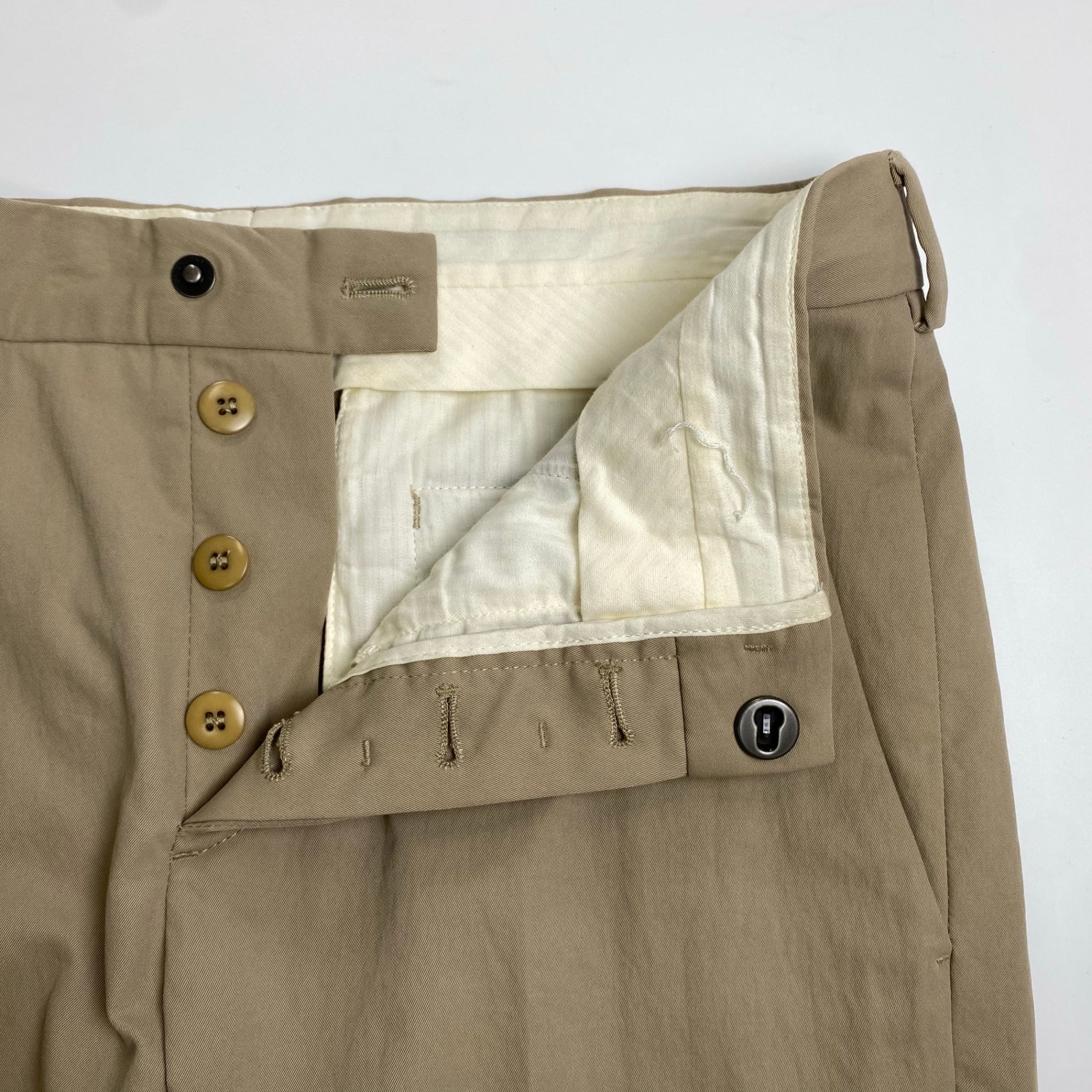 PRADA プラダ / テーパードスラックス ベージュ ポリエステル100％ SIZE:S