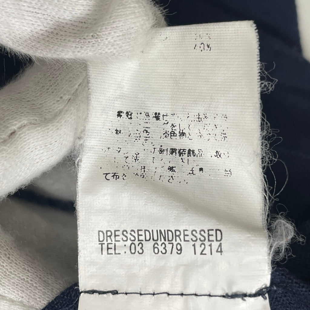 DRESSEDUNDRESSED ドレスドアンドレスド / クロップドワイドイージーパンツ 参考定価：40,000程度 SIZE:1