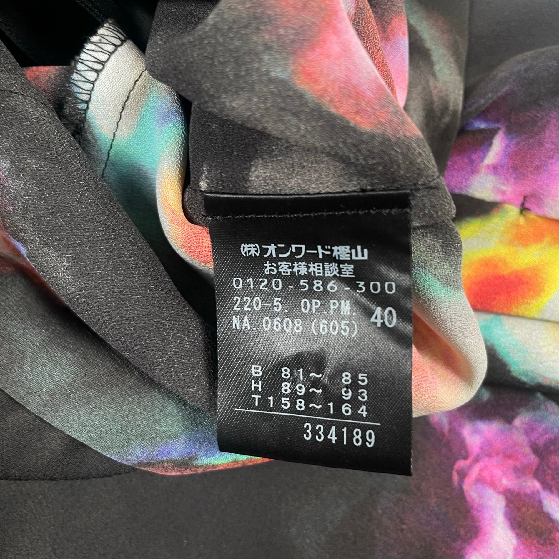 Paul Smith BLACK / フワラープリント ワンピース 参考定価：33,000+tax SIZE:40