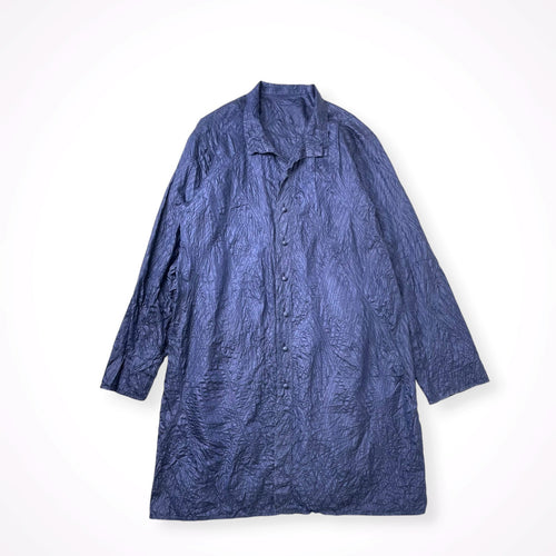 JURGEN LEHL / シルクロングシャツワンピース 参考定価：70,000程度 SIZE:M