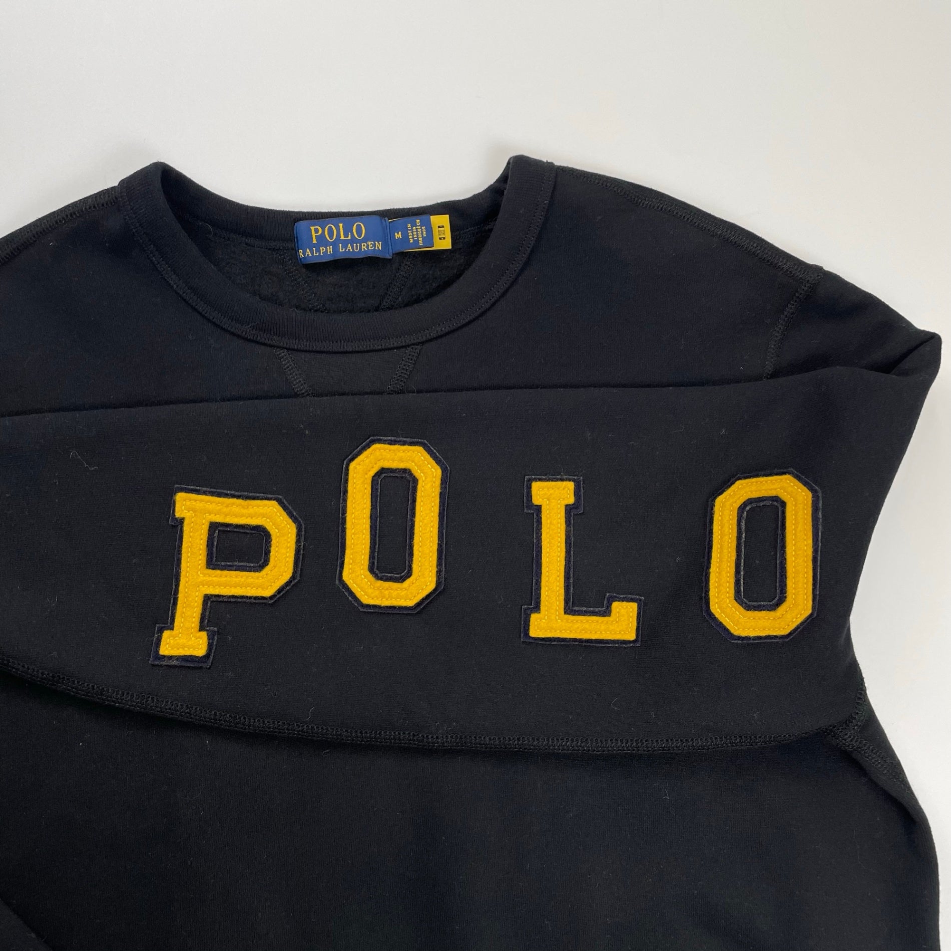 POLO RALPH LAUREN ポロ ラルフローレン / フルデコレーション スウェット ポロベア ウイングフット CYO 参考価格：60,000程度 SIZE:M