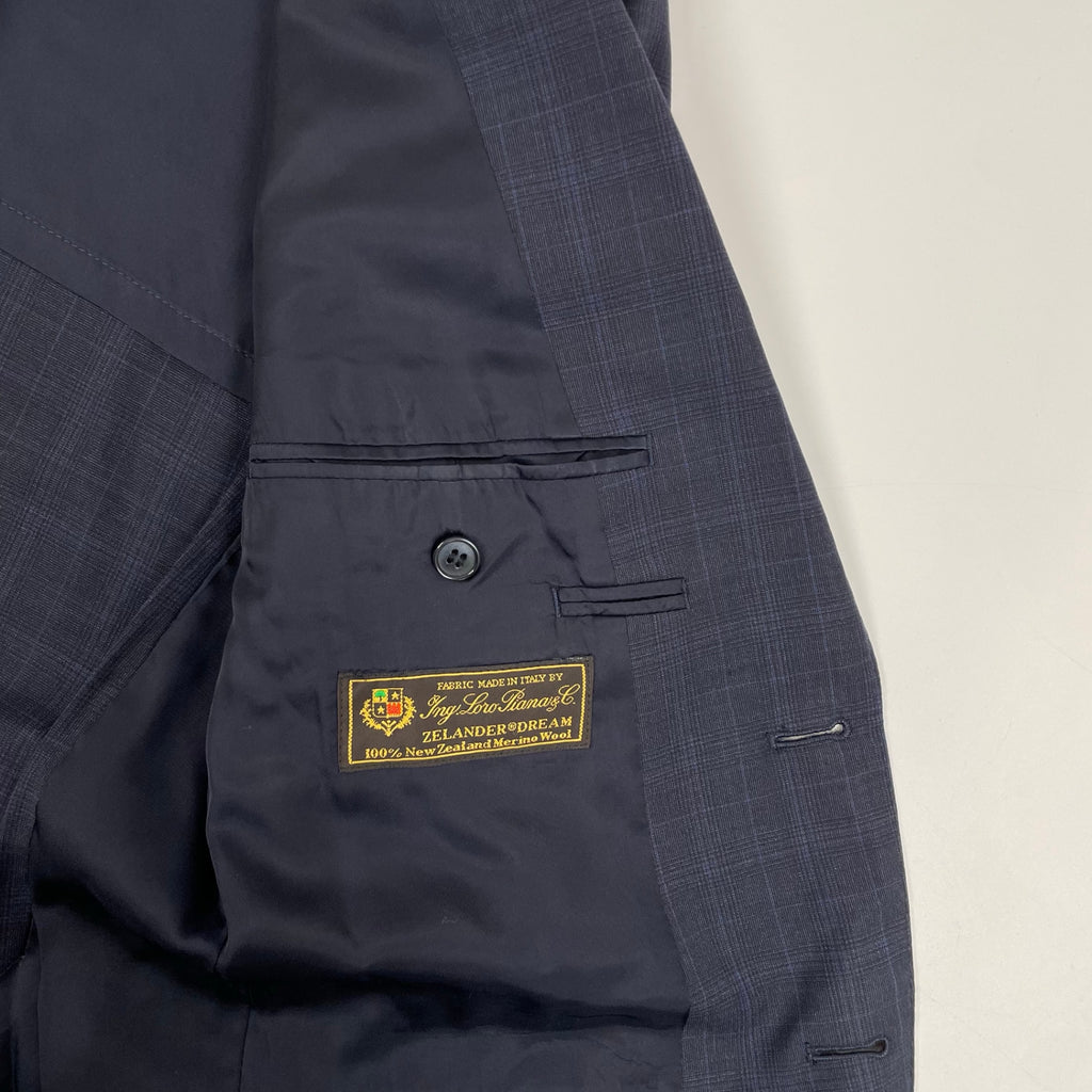Loro Piana ロロピアーナ / ZELANDER DREAMオーダー2Pスーツ 百貨店仕立て 参考定価：150,000程度 SIZE:L程度