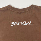 BANKSY バンクシー / オフィシャルプリントTEE 日本ツアー GENIUS or VANDAL SIZE:S