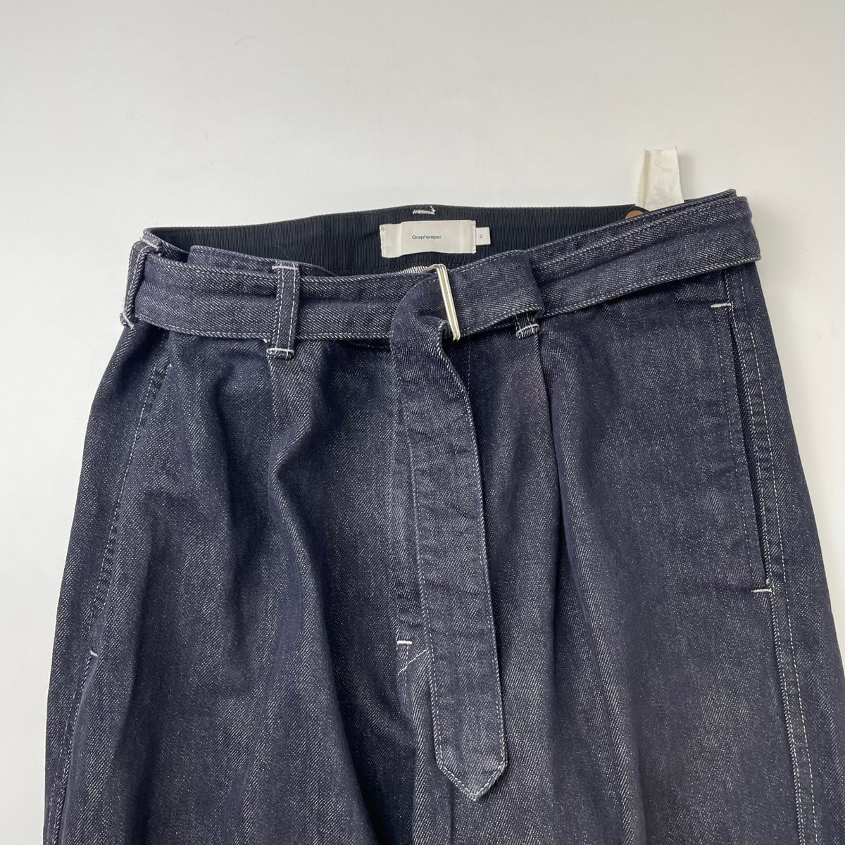 Graphpaper / Colorfast Denim Belted Pants 参考定価：29,000+tax SIZE:2