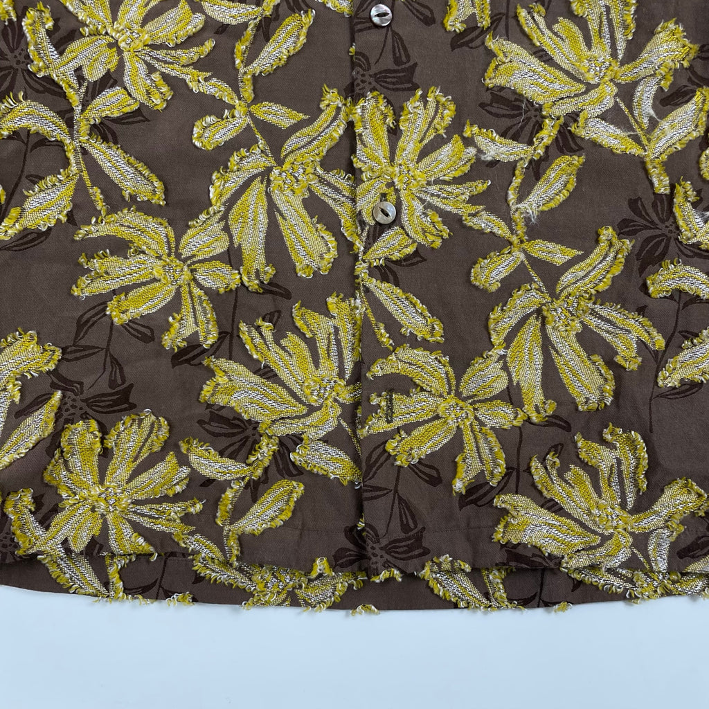 needles ニードルズ / V Neck Shirt Flower Cut jq PU223 参考定価：29,000+tax SIZE:XS