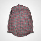 VINTAGE ヴィンテージ / シルク100％ チェックシャツ THE TERRITORY AHEAD USAブランド SIZE:L