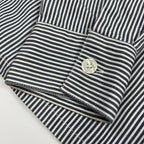 BEN DAVIS ベンデイビス / ハーフジップヒッコリーシャツジャケット 日本製 SIZE：M