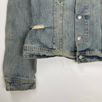 DOLCE＆GABBANA ドルチェ＆ガッバーナ / 02AWクラッシュデニムジャケット インディゴ  SIZE:46