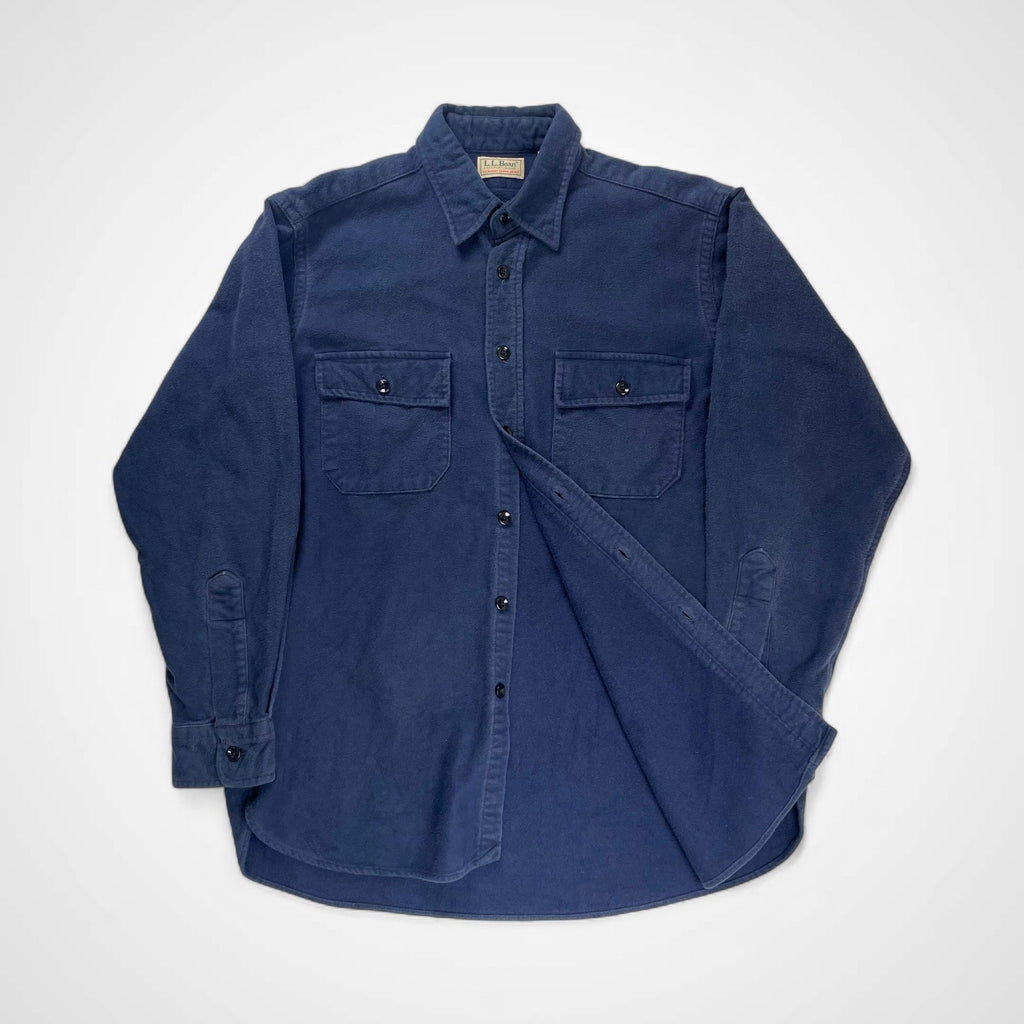 L.L. BEAN エルエルビーン / 90s CHAMOIS CLOTH SHIRT USA製 シャモアシャツ SIZE：16