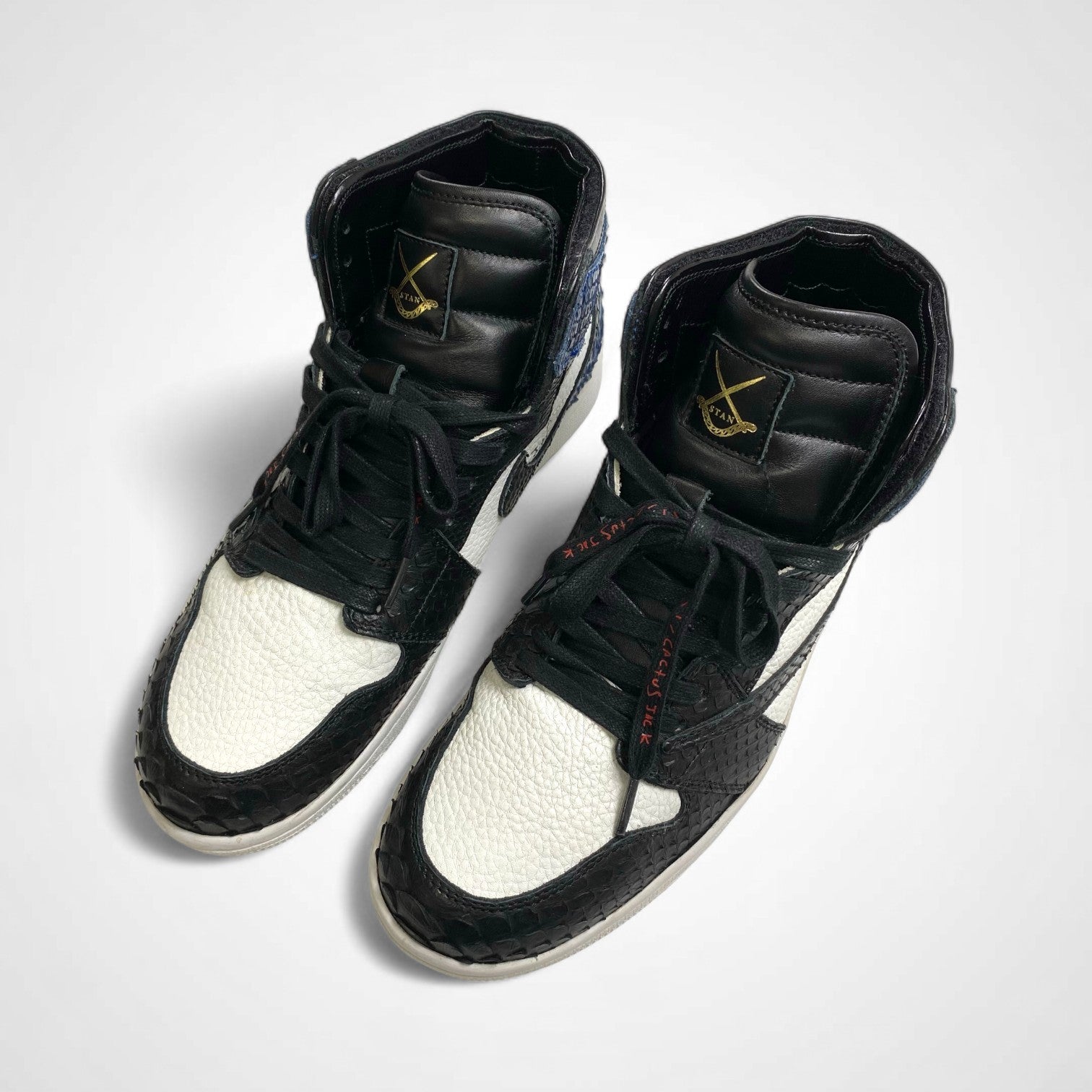 STAN GLS スタン ジーエルエス S.CURVE STUDIO / AJ1 TRAVIS パイソンカスタム 参考定価：300,000程度 SIZE：9(27cm程度)