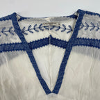 MES DEMOISELLES PARIS メドモアゼル / 刺繍チュニックブラウス インド製 参考定価：28,000程度 SIZE：36