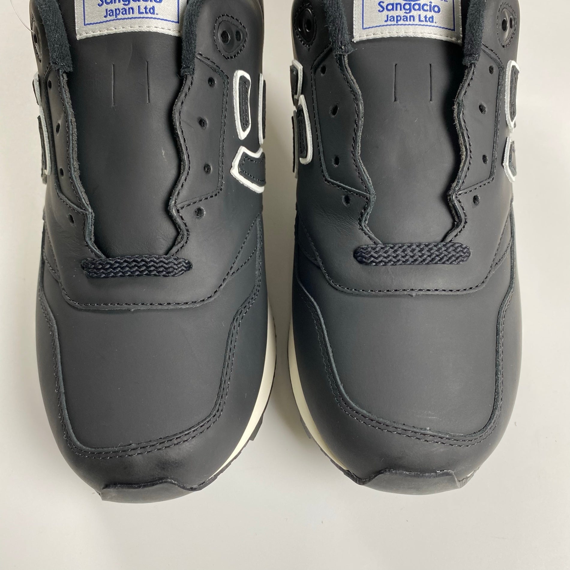 【未使用】 SANGACIO サンガッチョ / Be BLACK STONE オイルドレザー スニーカー 100足限定 参考定価：26,000+tax