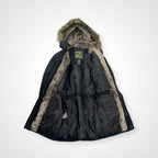 EDDIE BAUER エディーバウアー / QUILTED GOOSE DOWN JACKET グースダウンジャケット ブラック SIZE：XS