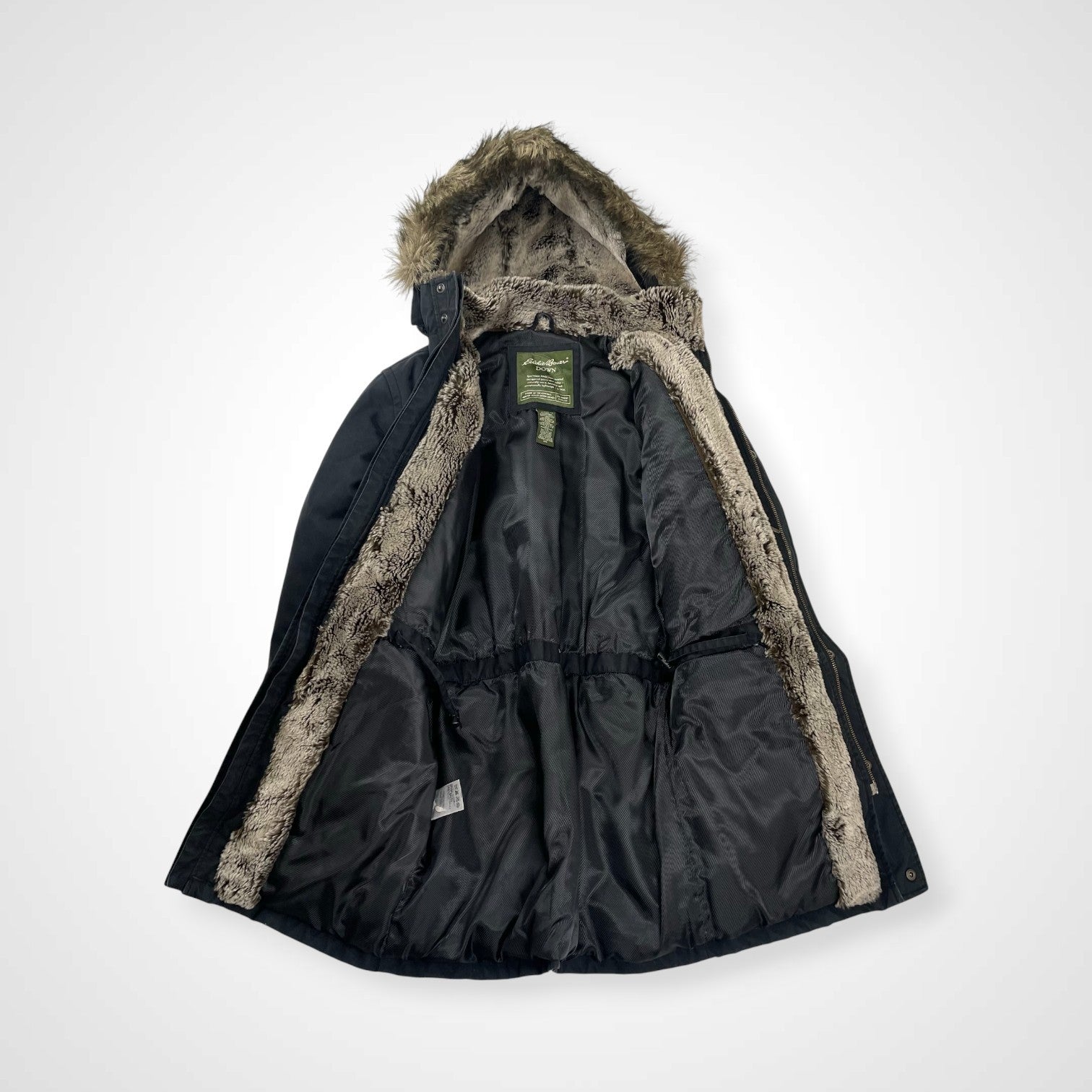 EDDIE BAUER エディーバウアー / QUILTED GOOSE DOWN JACKET グースダウンジャケット ブラック SIZE：XS