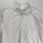INDIVIDUALIZED SHIRTS インディビジュアライズド シャツ / セミワイド ショートカラー ワイドコットンシャツ USA製 SIZE:L