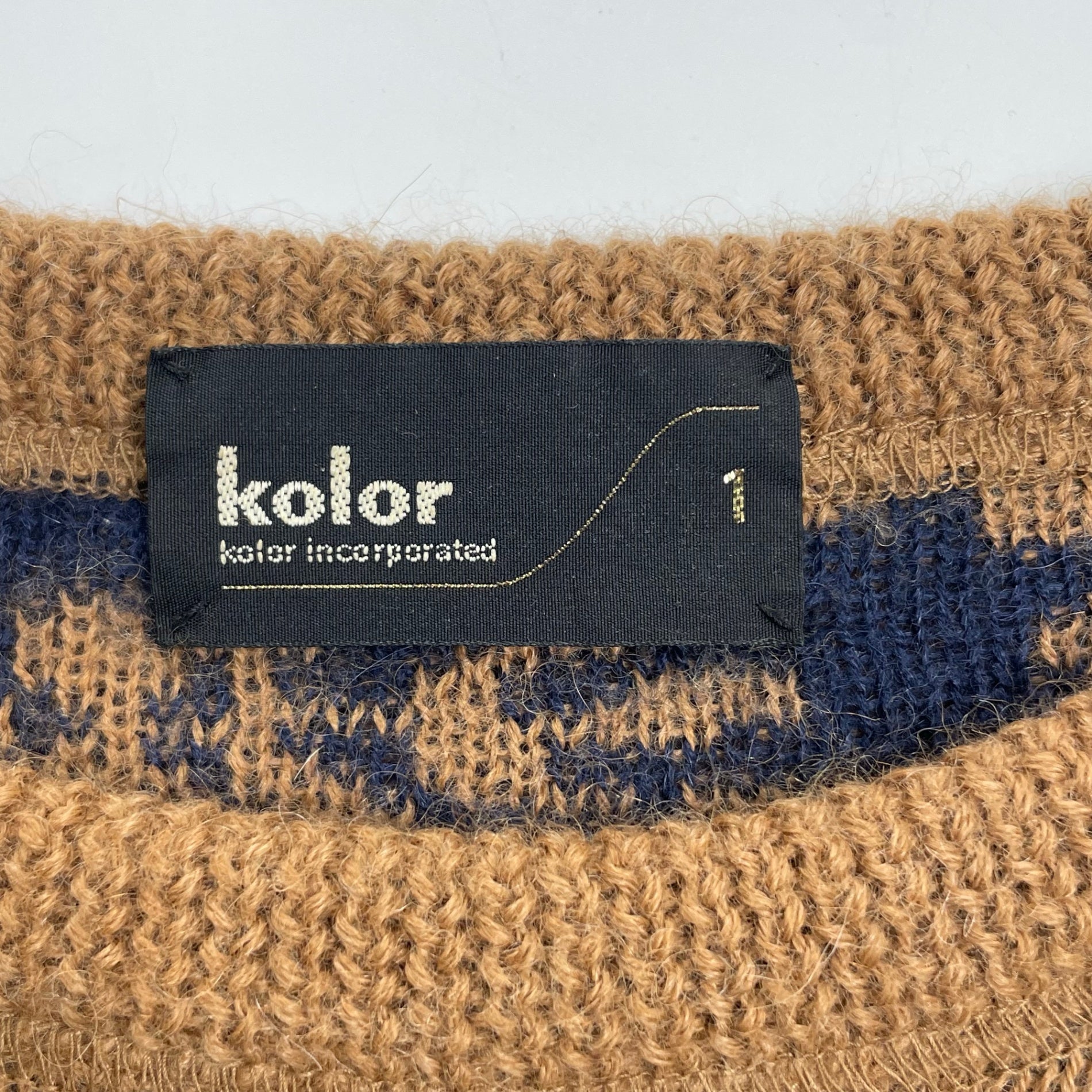 kolor カラー / ボタニカルジャガードニット 13AW 参考定価：44,000+tax SIZE:1