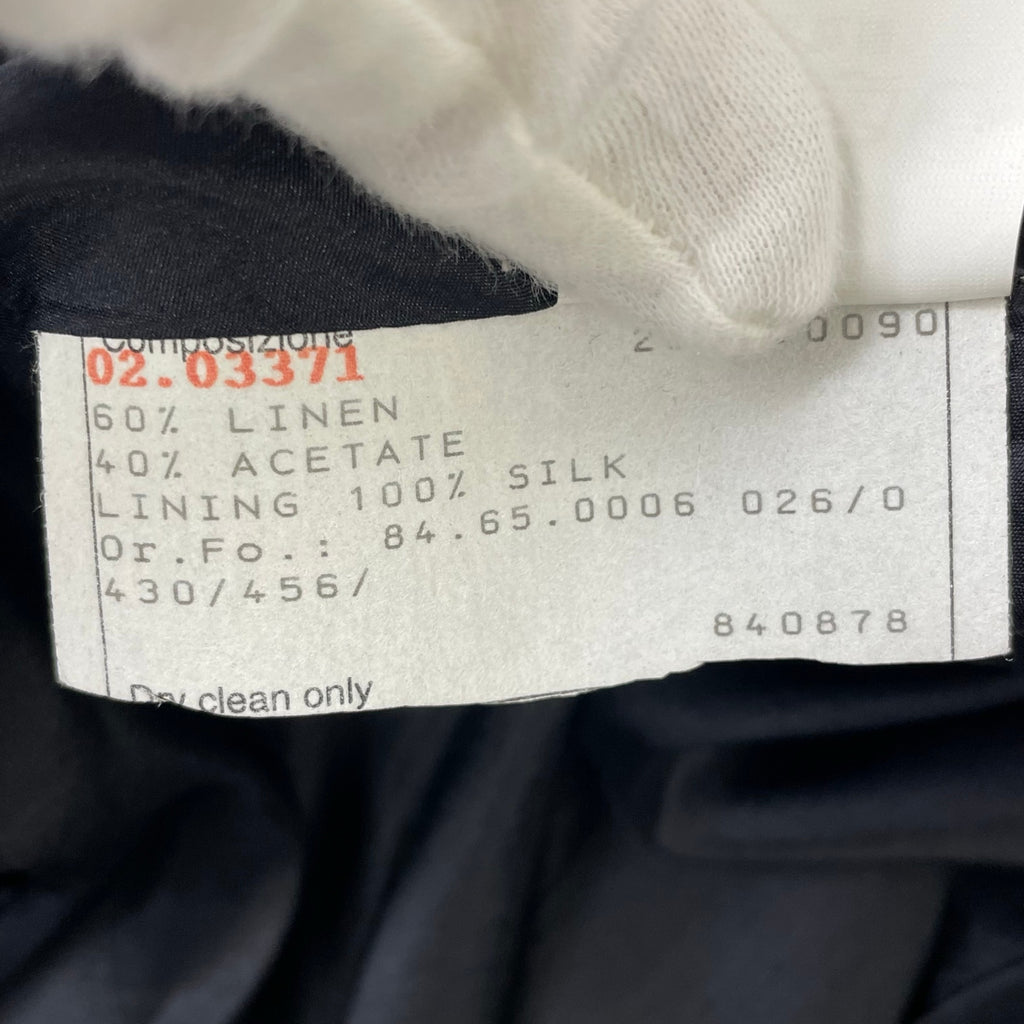 GIORGIO ARMANI / リネンMIXロングジャケット BORGO21 参考定価：350,000程度 SIZE:44
