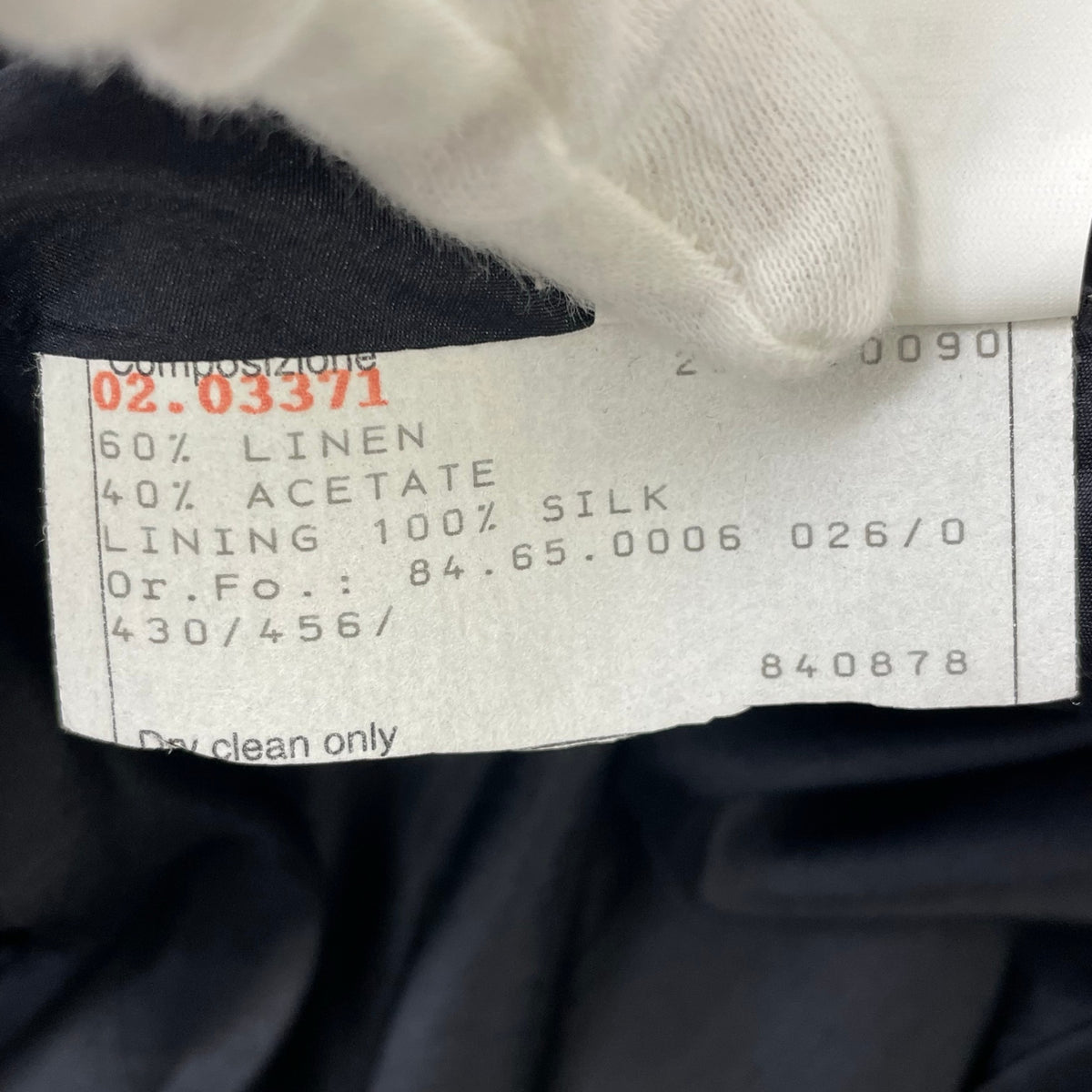 GIORGIO ARMANI / リネンMIXロングジャケット BORGO21 参考定価：350,000程度 SIZE:44