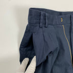 6(ROKU) BEAUTY＆YOUTH ロク ビューティー＆ユース / タックマキシスカート ネイビー 24SS 参考定価：22,000+tax SIZE:38