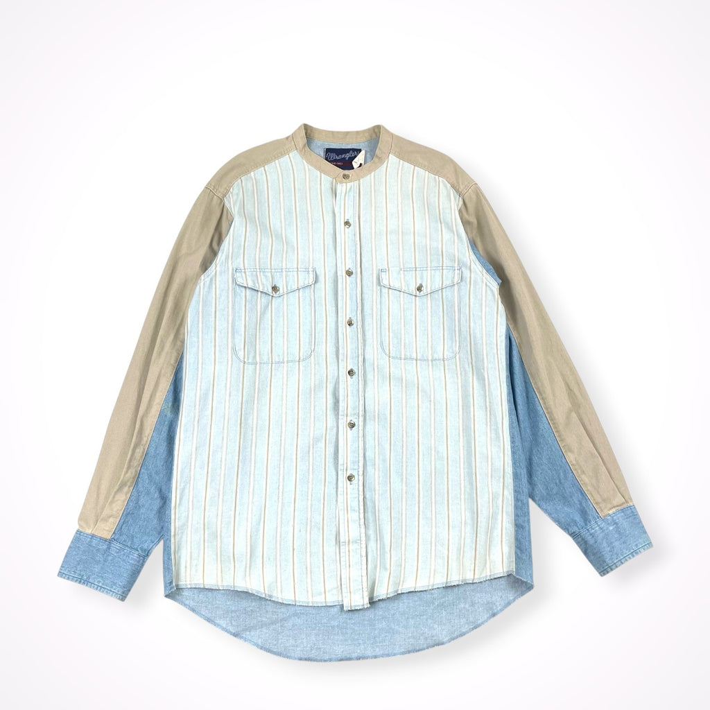 Wrangler / 80s 切替デニムシャツ SIZE:XL程度